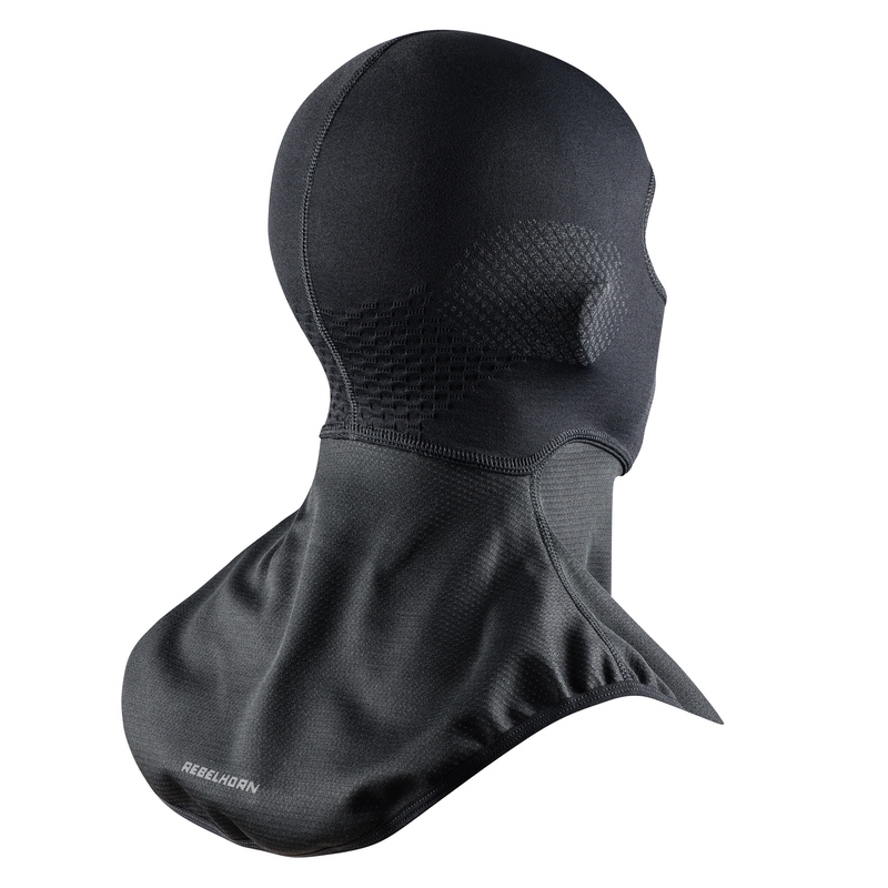 Rebelhorn Therm II Wind Black Helmet Thermal Hood