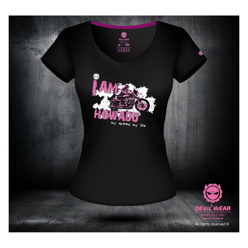 Tricou pentru femei Devils Wear - Sunt Howado- viteza mea  viața mea lichidare