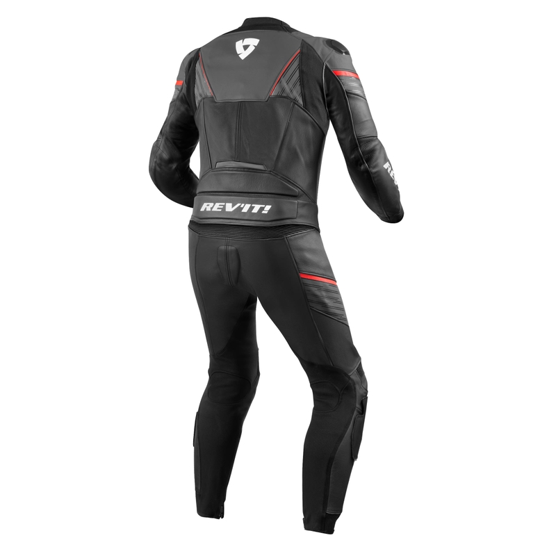 Salopetă de motociclist Revit Beta gri-roșu-fluo lichidare