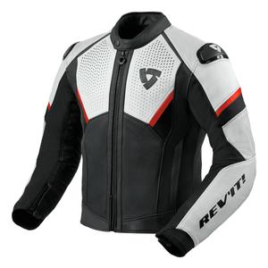 Revit Matador jachetă de motocicletă negru-alb-alb-roșu-fluo