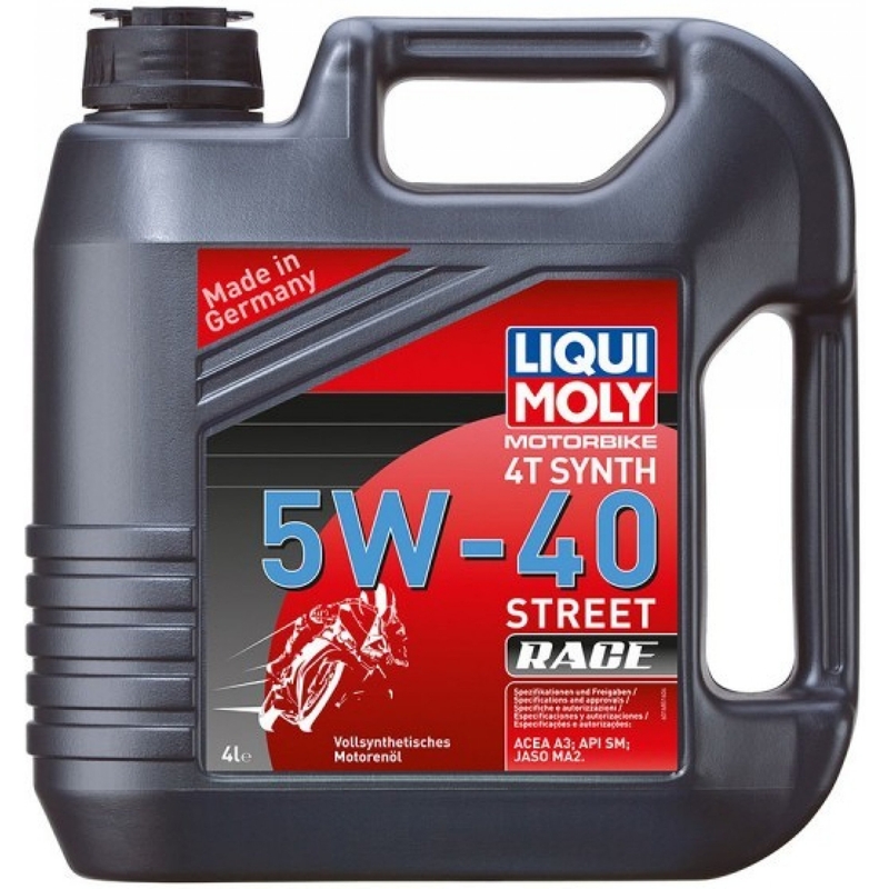Ulei de motor LIQUI MOLY Motorbike 4T Synth 5W40 Race 4 l