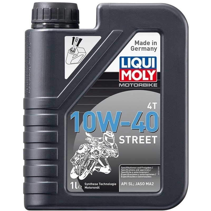 Ulei de motor LIQUI MOLY Motocicletă 4T 10W40 Street 1 l