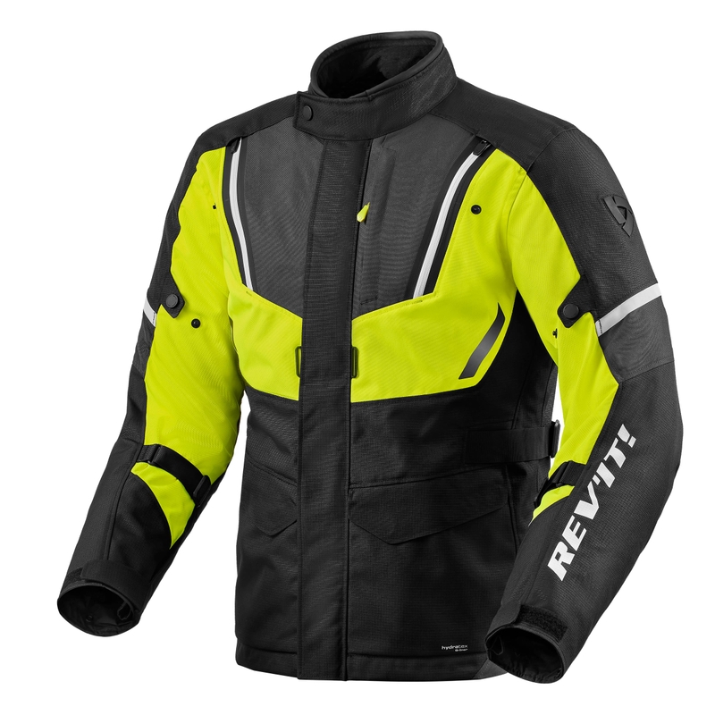 Jachetă pentru motociclete Revit Move H2O negru-galben-fluo lichidare