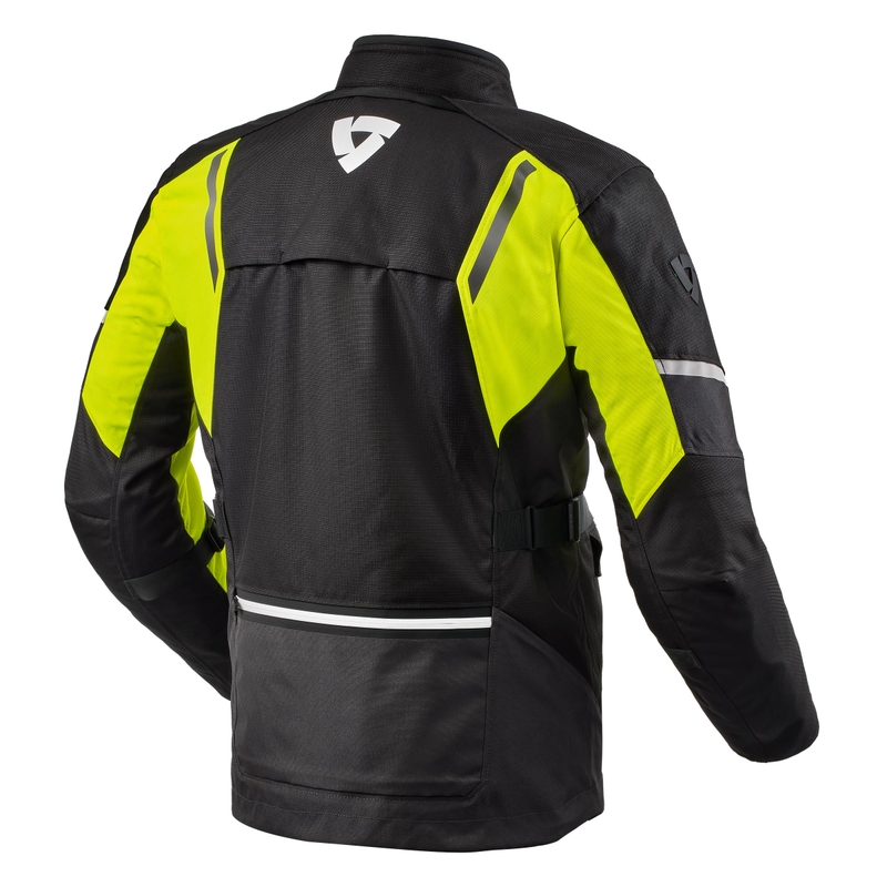 Jachetă pentru motociclete Revit Move H2O negru-galben-fluo lichidare