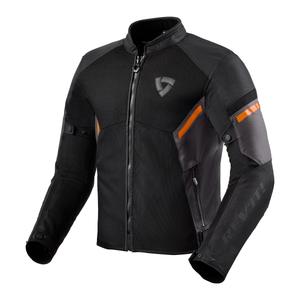 Revit GT-R Air 3 negru-fluo portocaliu jachetă de motocicletă