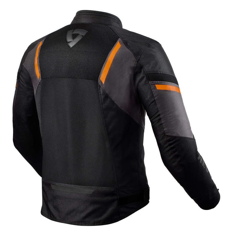 Revit GT-R Air 3 negru-fluo portocaliu jachetă de motocicletă