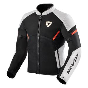 Revit GT-R Air 3 negru-alb-alb-roșu-fluo jachetă de motocicletă