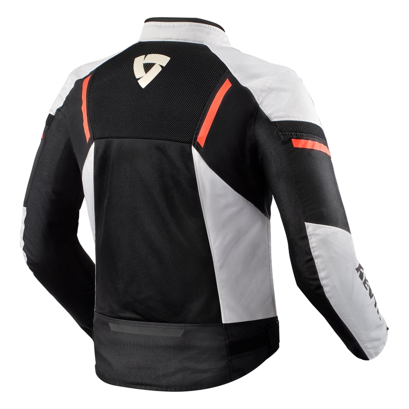 Revit GT-R Air 3 negru-alb-alb-roșu-fluo jachetă de motocicletă