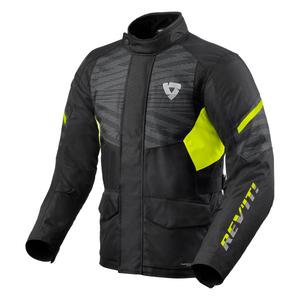 Jachetă pentru motociclete Revit Duke H2O negru-galben-fluo