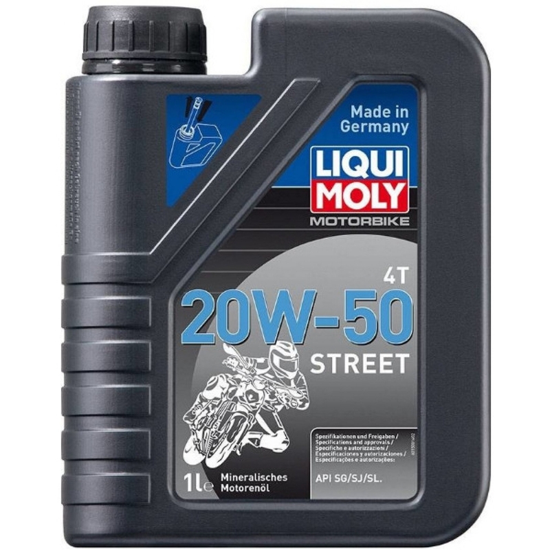 Ulei de motor LIQUI MOLY Motocicletă 4T 20W50 Street 1 l
