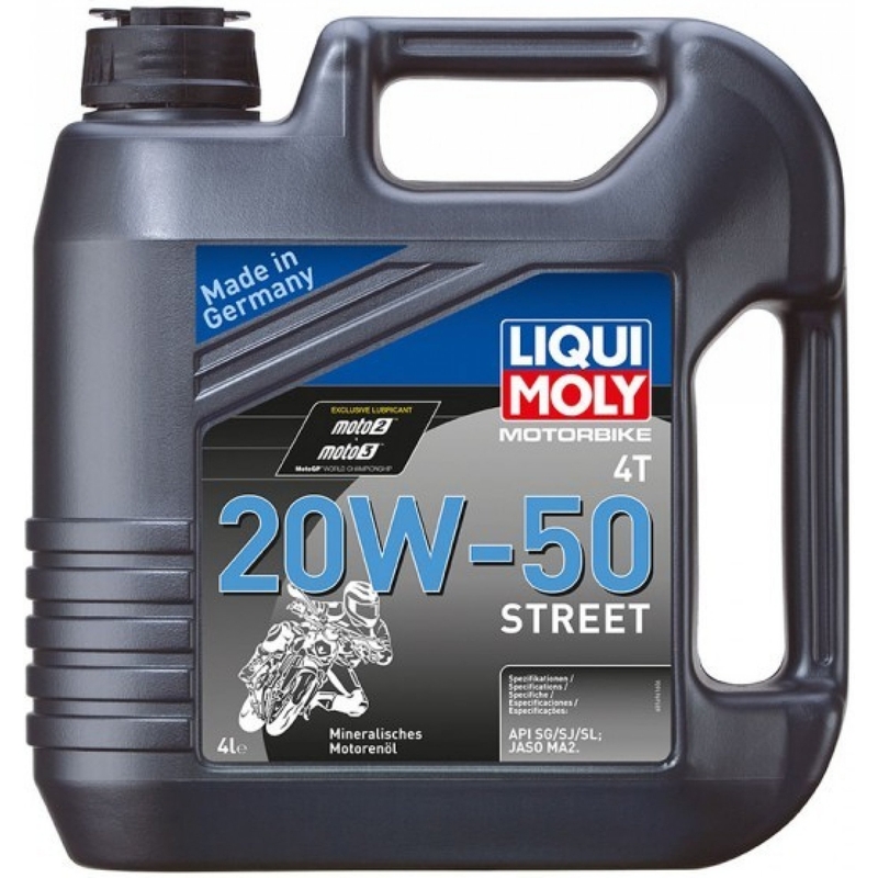 Ulei de motor LIQUI MOLY Motocicletă 4T 20W50 Street 4 l