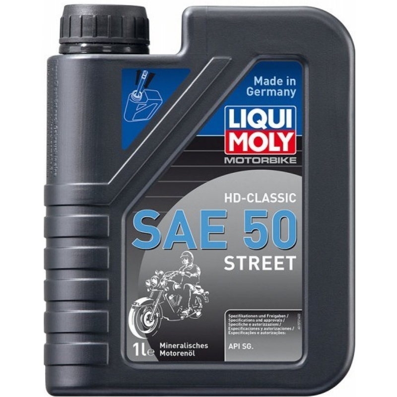Ulei de motor LIQUI MOLY Motorbike HD-Classic SAE 50 Street 1 l lichidare