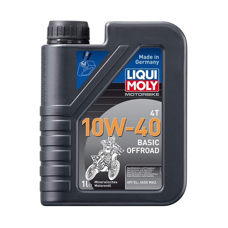 Ulei de motor LIQUI MOLY Motocicletă 4T 10W40 Basic Offroad 1 l