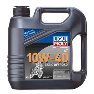 Ulei de motor LIQUI MOLY Motocicletă 4T 10W40 Basic Offroad 4 l