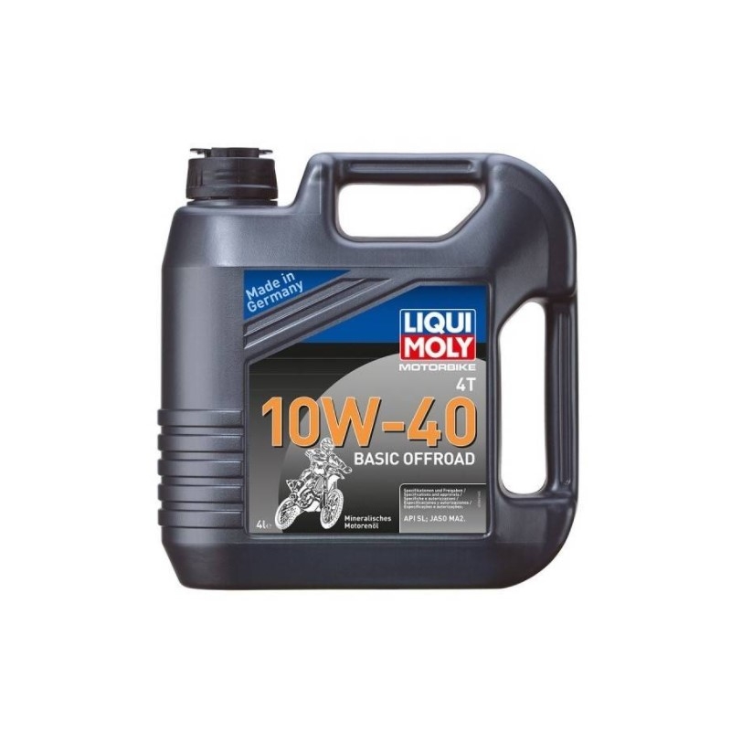 Ulei de motor LIQUI MOLY Motocicletă 4T 10W40 Basic Offroad 4 l