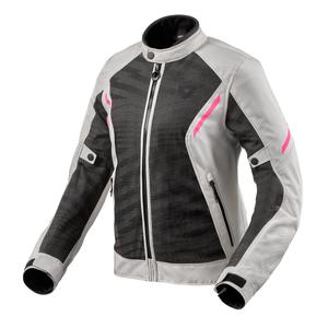 Jachetă de motocicletă Revit Torque 2 H2O negru-gri pentru femei Revit Torque 2 H2O negru-gri