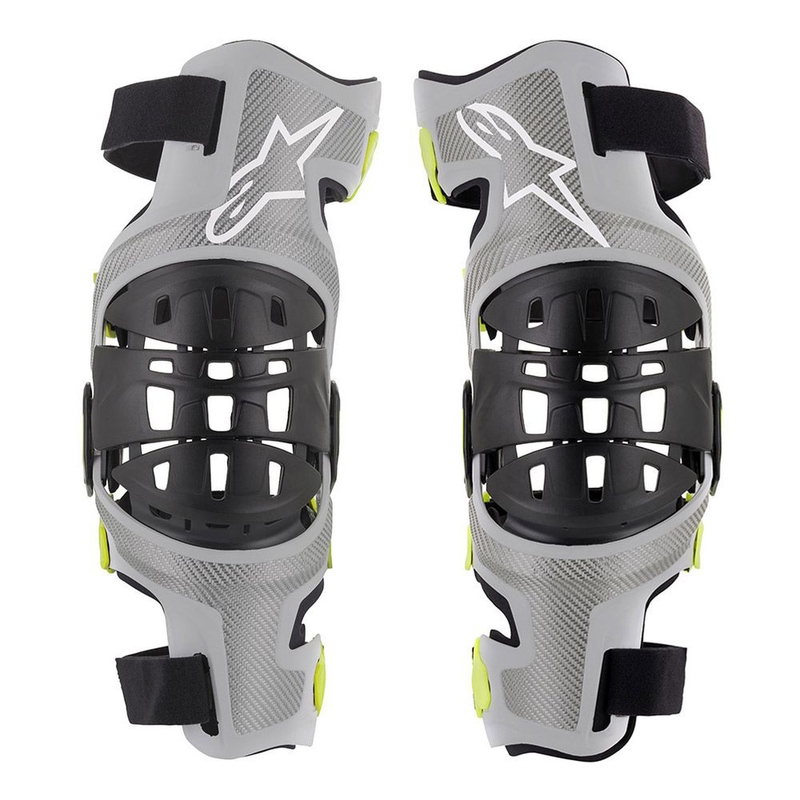 Genunchiere Alpinestars Bionic-7 galben-fluo argintiu