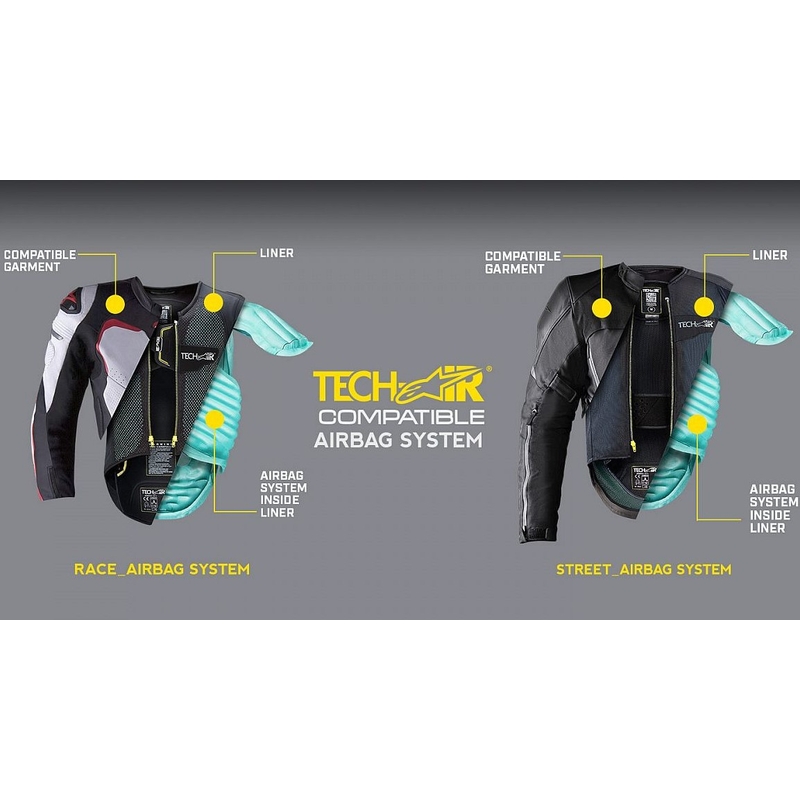 Alpinestars TECH-AIR® Street Vest Airbag liner negru-galben