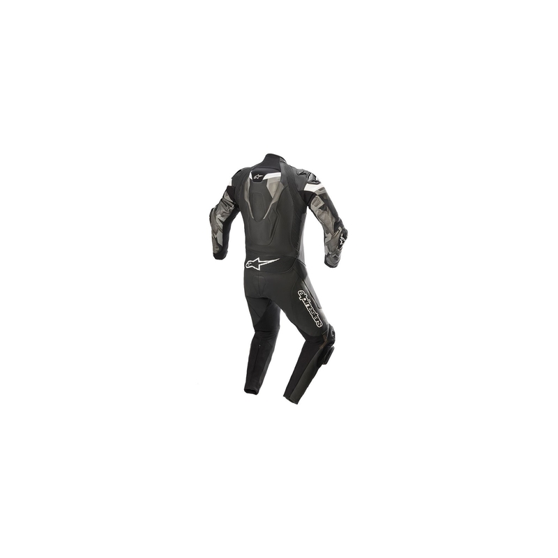 Alpinestars ATEM 4 costum dintr-o singură bucată negru-gri-albastru lichidare