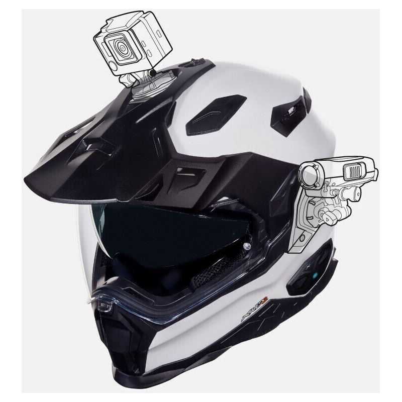 Cască de enduro NEXX X.Wed 2 Plain White lichidare