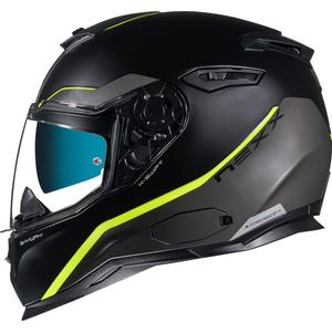 Cască de protecție integrală pentru motociclete NEXX SX.100 Skyway negru-galben-fluo lichidare výprodej
