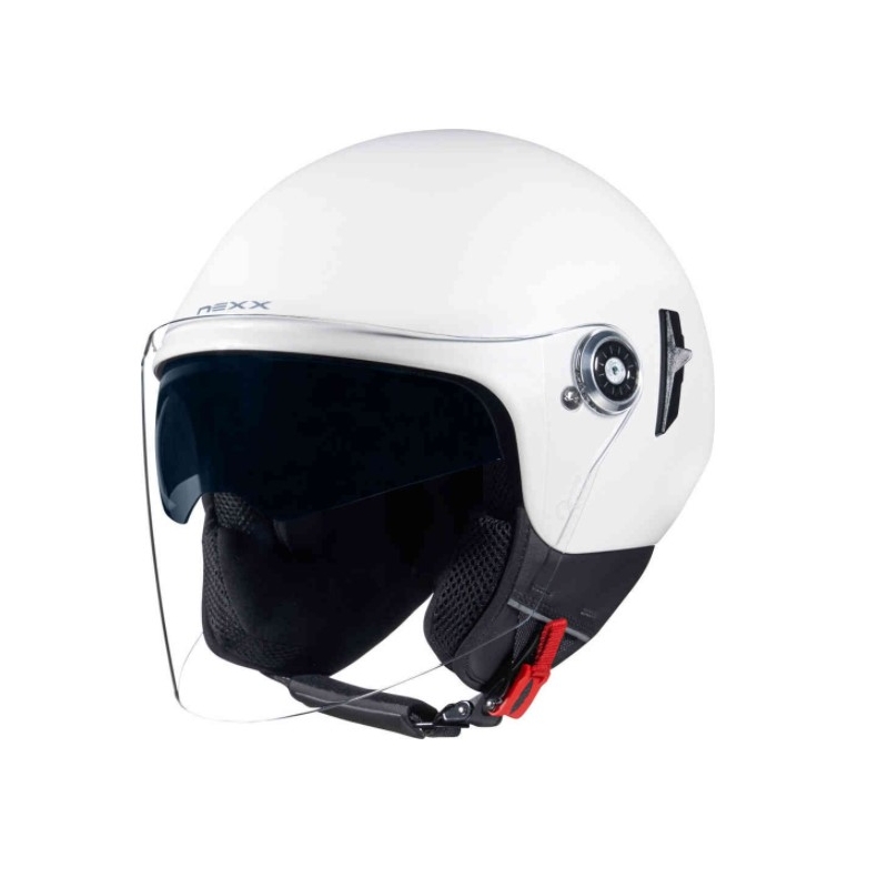 Cască de motocicletă deschisă NEXX SX.60 Nova alb lichidare