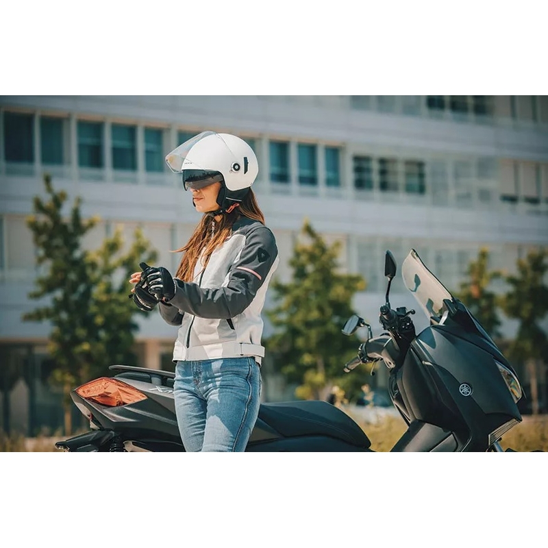 Cască de motocicletă deschisă NEXX SX.60 Nova alb lichidare