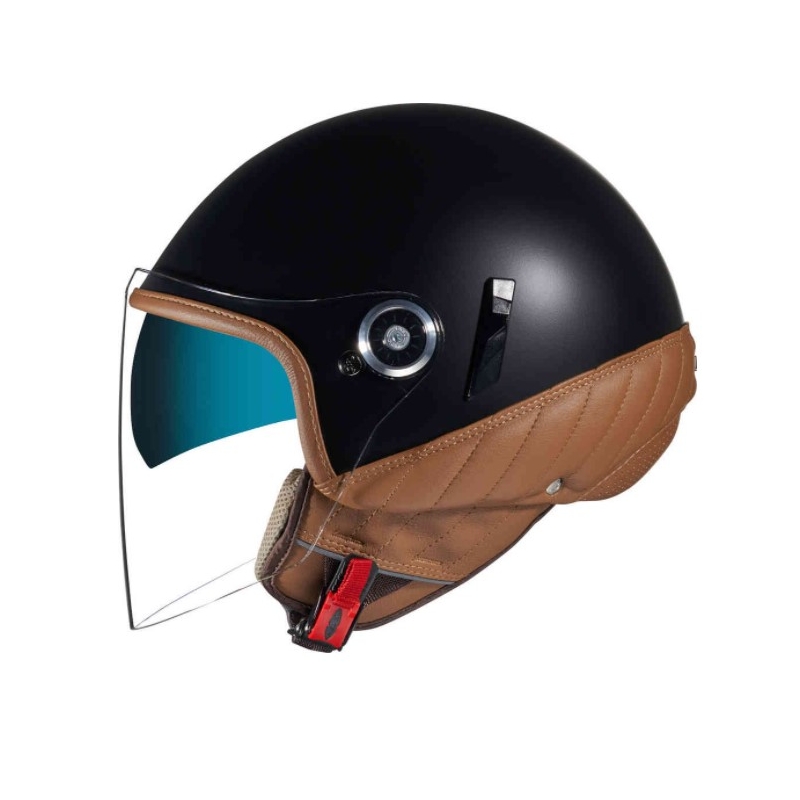 Cască de motocicletă deschisă NEXX SX.60 Artizan negru-maro lichidare