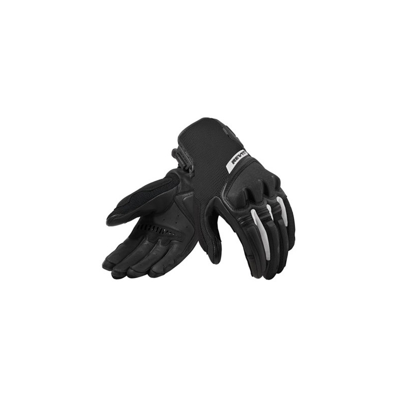 Mănuși de motocicletă Revit Duty Black and White pentru femei lichidare
