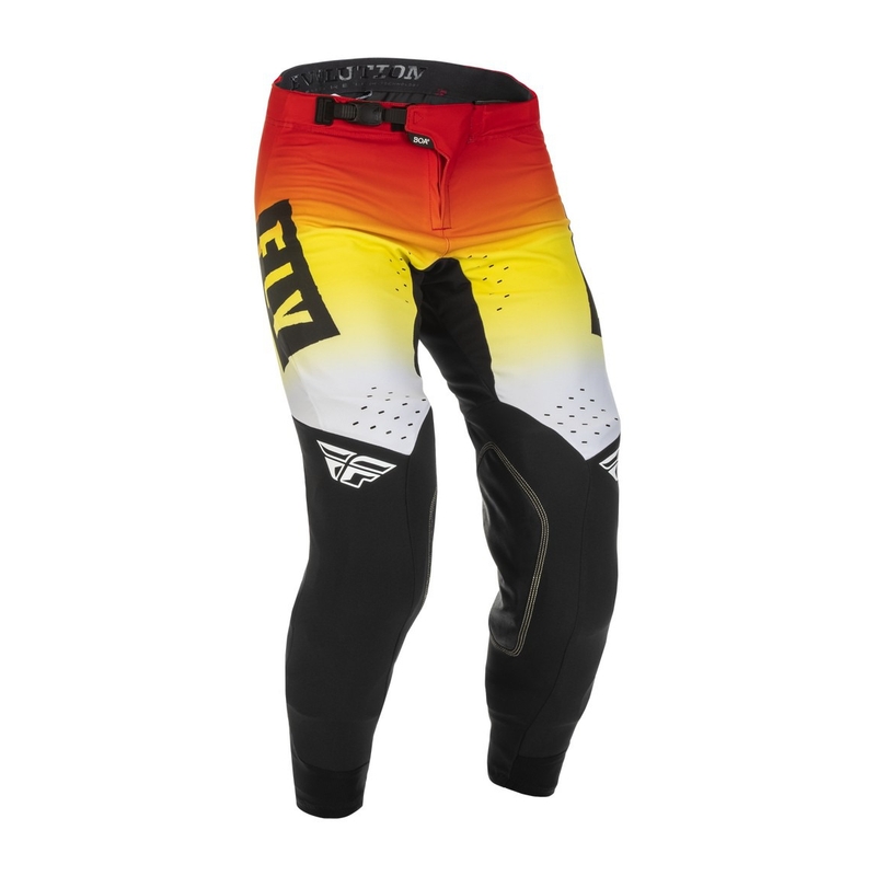 Pantaloni de motocros FLY Racing Evolution DST 2022 roșu-galben-negru