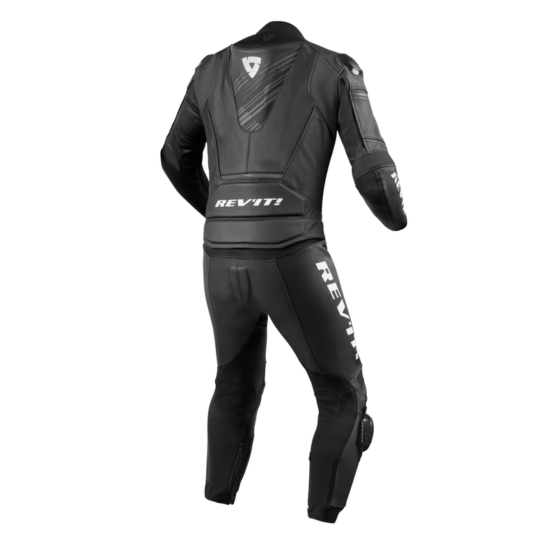 Salopetă de motocicletă Revit Apex Black and White lichidare