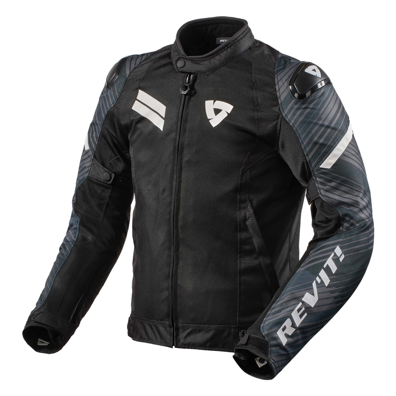 Revit Apex Air H2O jachetă de motocicletă alb-negru Apex Air H2O lichidare