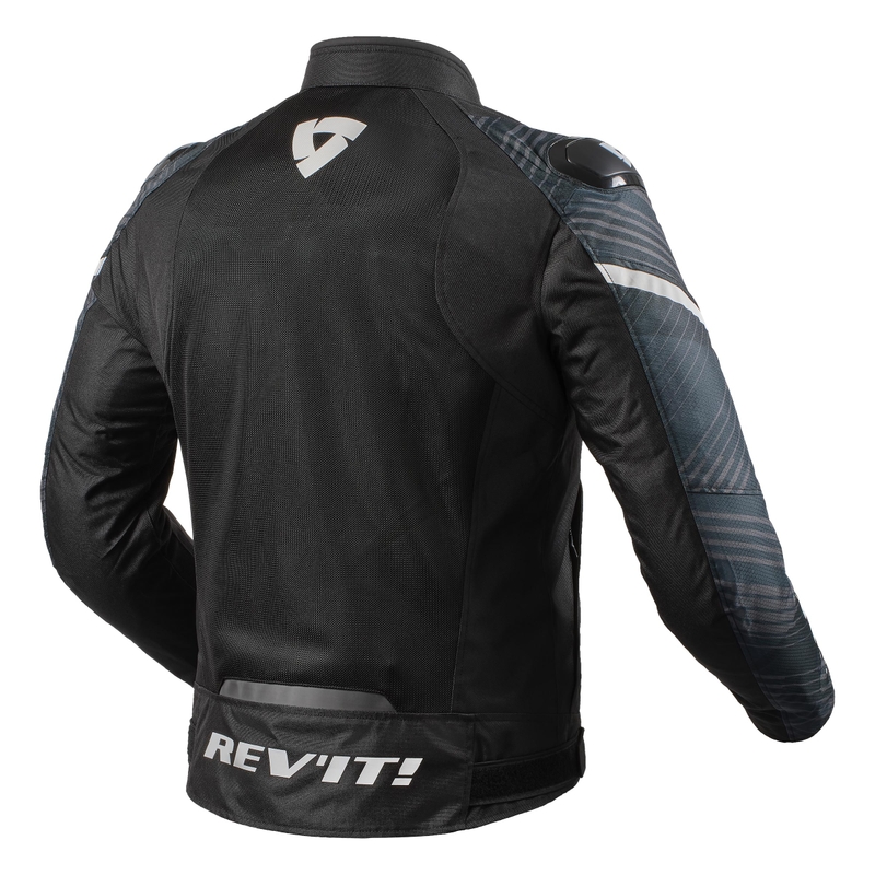 Revit Apex Air H2O jachetă de motocicletă alb-negru Apex Air H2O lichidare