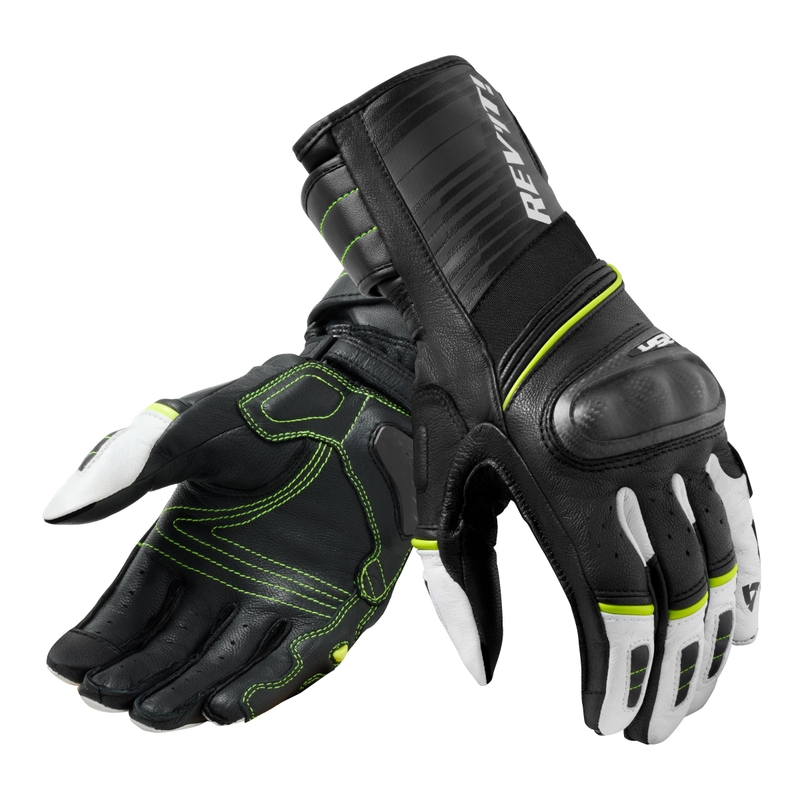 Mănuși pentru motociclete Revit RSR 4 negru-galben-fluo