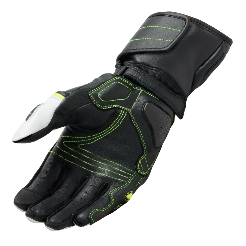 Mănuși pentru motociclete Revit RSR 4 negru-galben-fluo