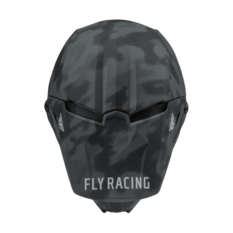 Cască de motocros FLY Racing Kinetic Drift negru-gri-camo