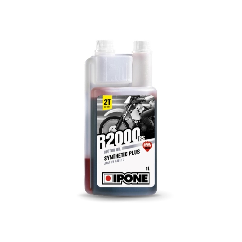 Ulei de benzină Ipone R200RR (R200RS) 2T sintetic plus 1 l de căpșuni