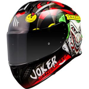 MT Targo Joker cască de motocicletă integrală neagră