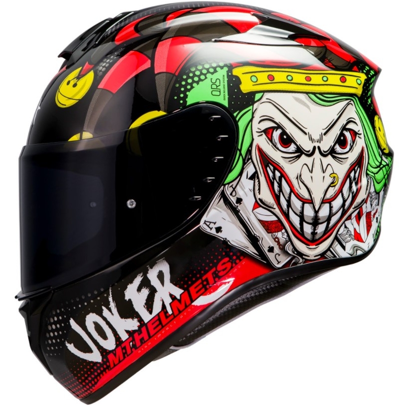 MT Targo Joker cască de motocicletă integrală neagră