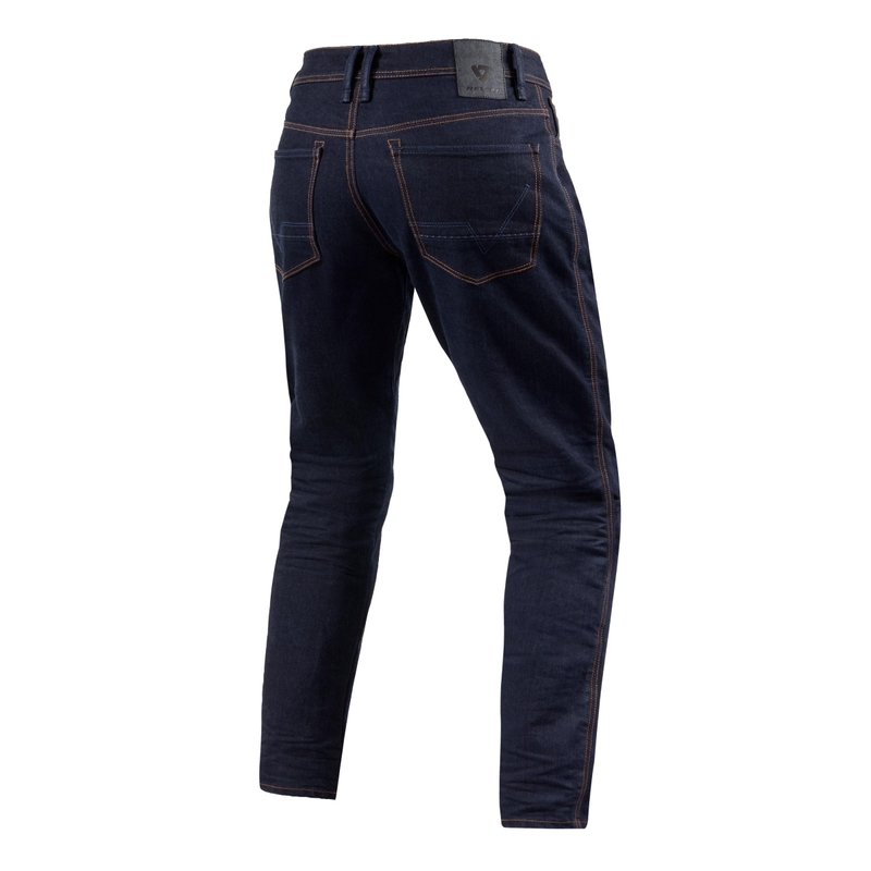 Blugi motocicletă Revit Reed SF albastru închis cropped