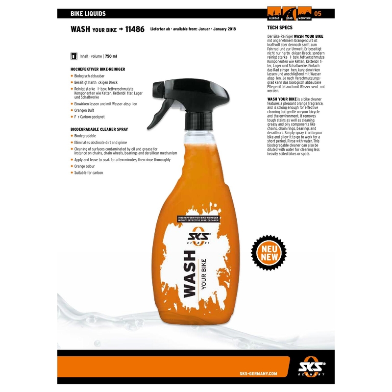 SKS Spală-ți bicicleta 750ml lichidare