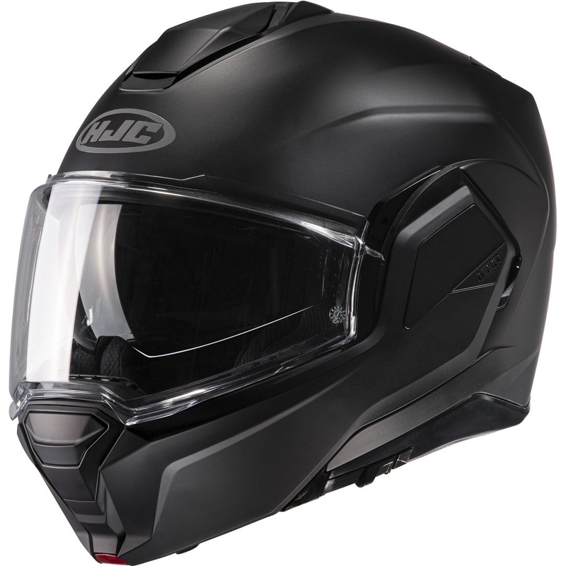 Cască de motociclist HJC I100 Solid semi-flat negru flip-up