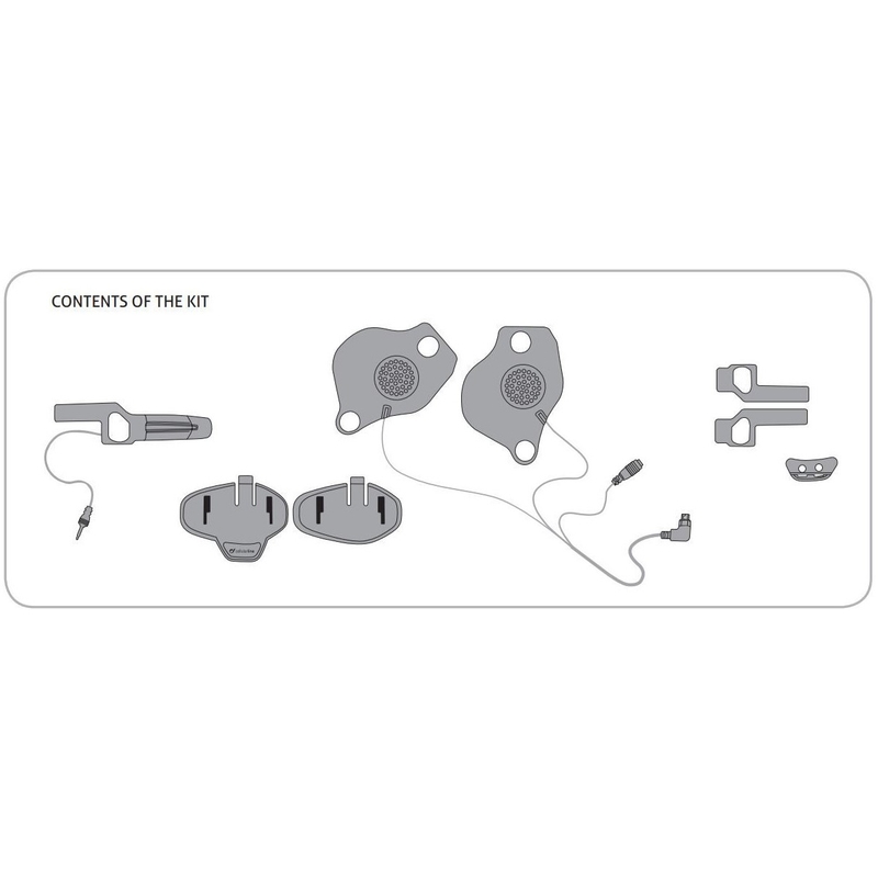 Kit audio Interfon pentru căștile SHOEI