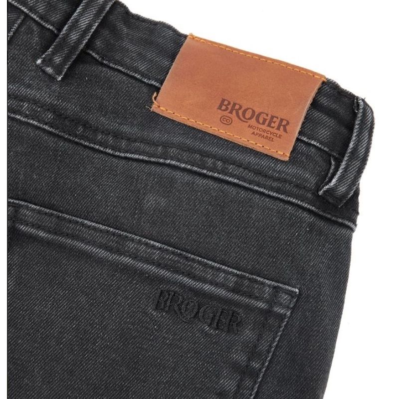 Blugi de motocicletă BROGER Florida II pentru femei, negru lichidare