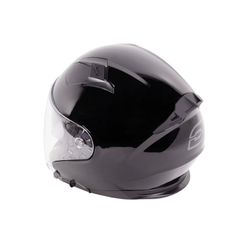 Cască de motocicletă Ozone Square Open negru lucios