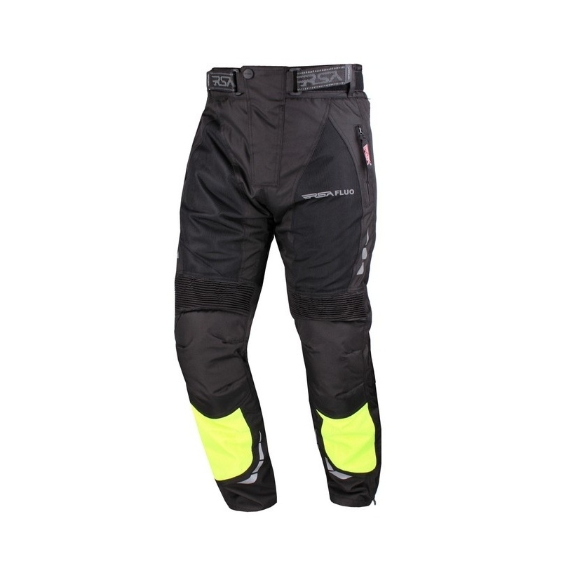 RSA Airforce Black-Fluo Yellow pantaloni de motociclete lichidare