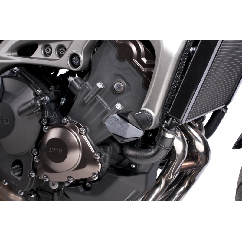 Protecții căptușite Puig R12 - Yamaha MT-09 (13-15) negru