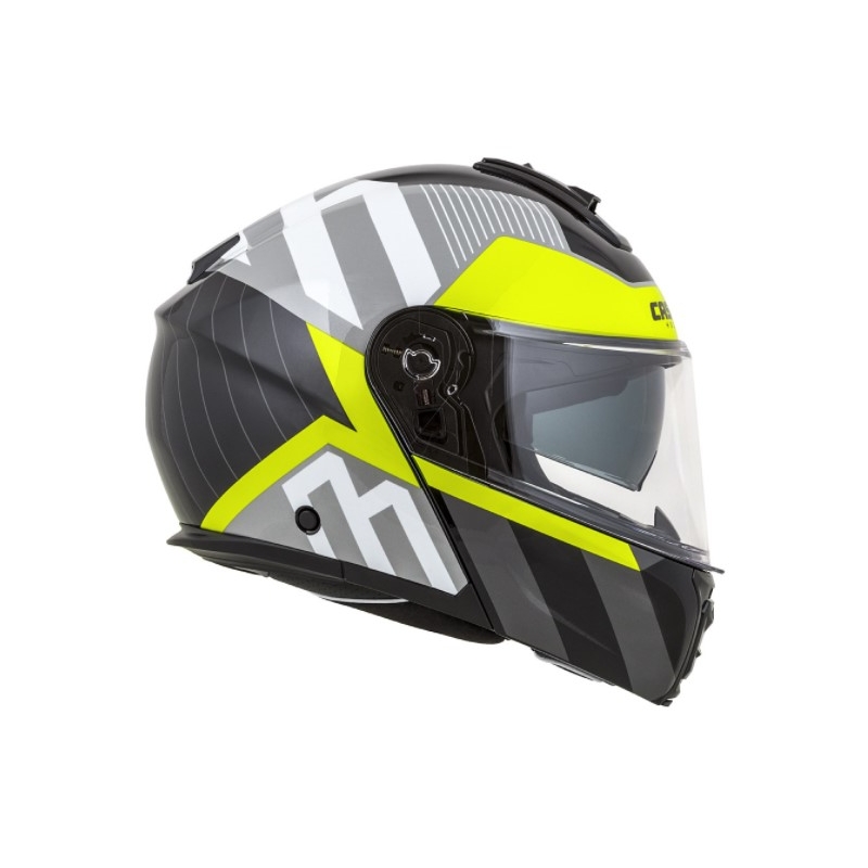 Cască de motociclist Cassida Modulo 2.0 Profile alb-gri-negru-galben-fluo-galben
