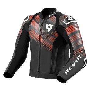 Jachetă de motocicletă Revit Apex negru-roșu-fluo lichidare