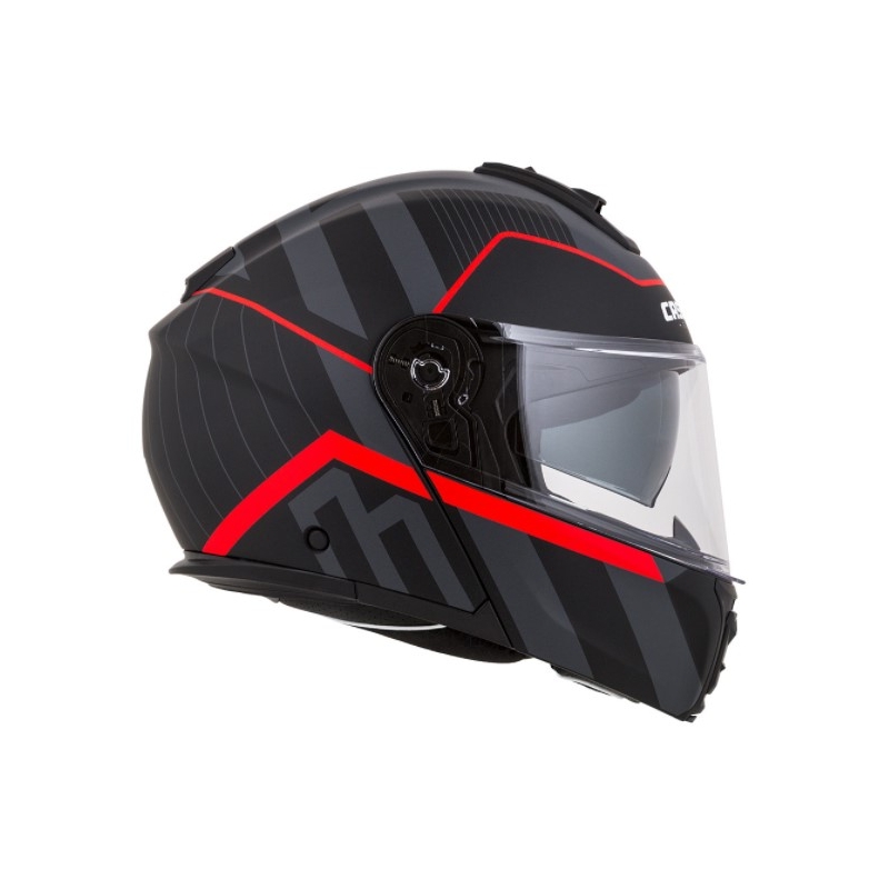 Cască de motocicletă Cassida Modulo 2.0 Profile roșu-gri-negru flip-up